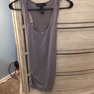 Gray/purple tunic